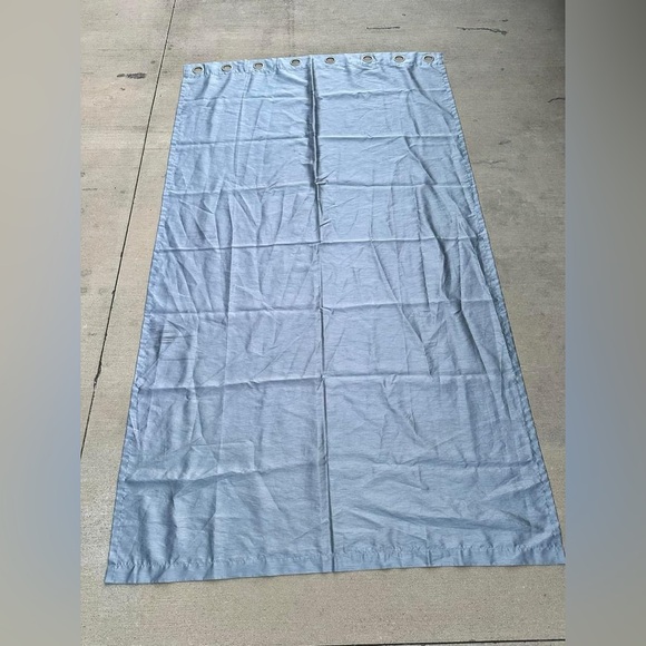 Faux Silk Grommet Curtain Panels 🪟 - Picture 3 of 3